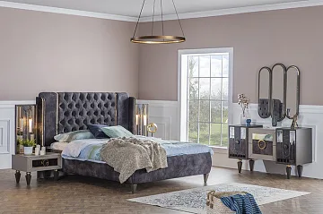 картинка Спальный гарнитур Lizbon Bedroom Set Weltew  являющийся официальным дистрибьютором в России 