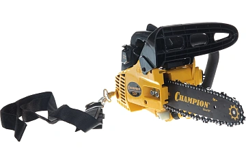 картинка Бензопила 125Т-10"-3/8-1,3-40E (0.7кВт 25,4см*3 3,2кг) Champion  являющийся официальным дистрибьютором в России 