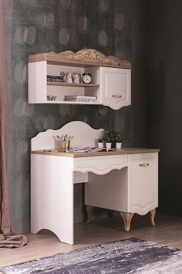 картинка Стол рабочий Balat Youngroom Cream Workstation Weltew  являющийся официальным дистрибьютором в России 