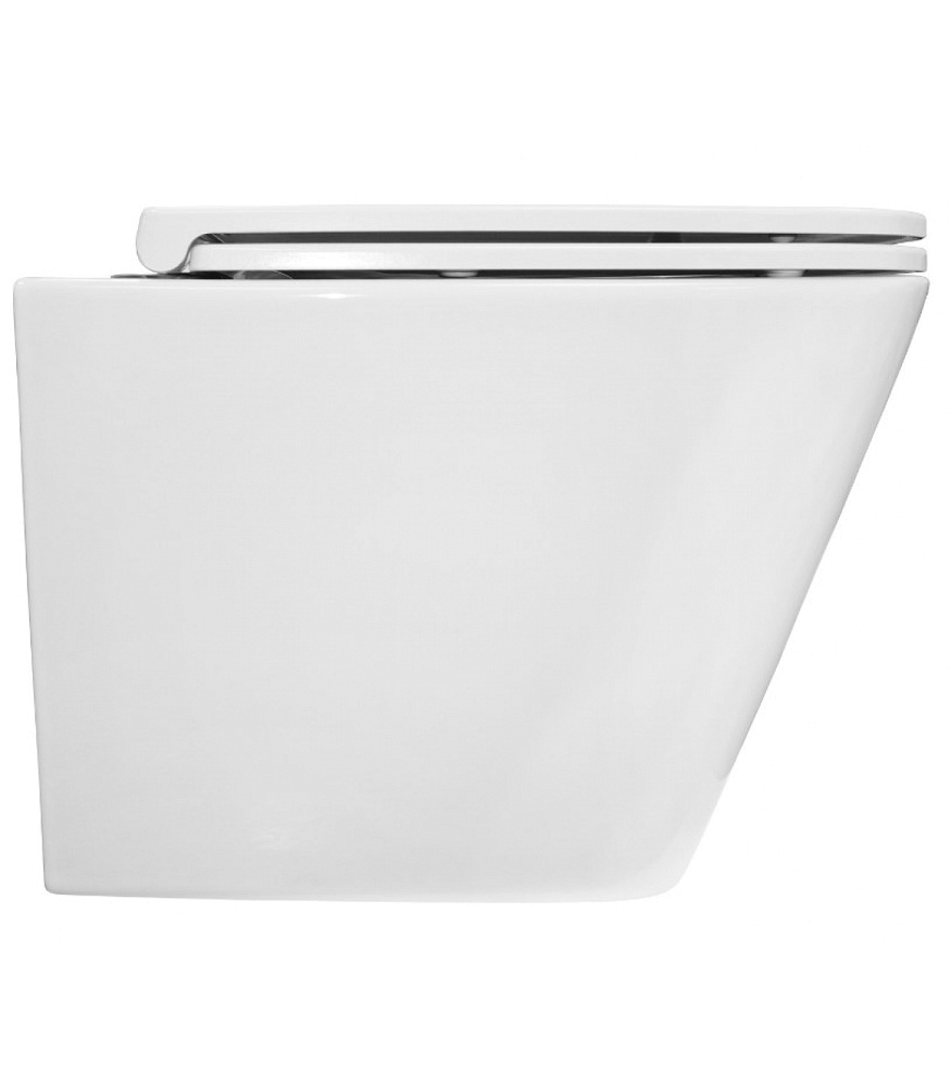 картинка Унитаз Teramo подвесной безободковый с сиденьем микро AZ-0052-UQ3 Azario 