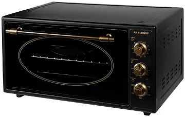 картинка Духовой шкаф электрический Axeldorf ON-5102-2 Retro Black  являющийся официальным дистрибьютором в России 
