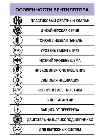 картинка Вентилятор накладной SLIM D125 Gray metal DICITI SLIM 5C gray metal 