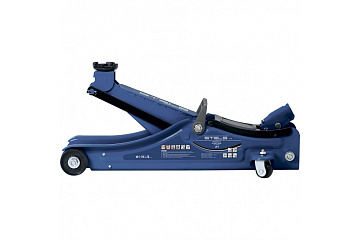 картинка Домкрат гидравлический подкатный Stels 2 т, low Profile 80-380 мм 51129  являющийся официальным дистрибьютором в России 