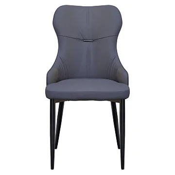 картинка Стул Neli EDC-X106 Gray PU MLJ-B/Black Legs  являющийся официальным дистрибьютором в России 