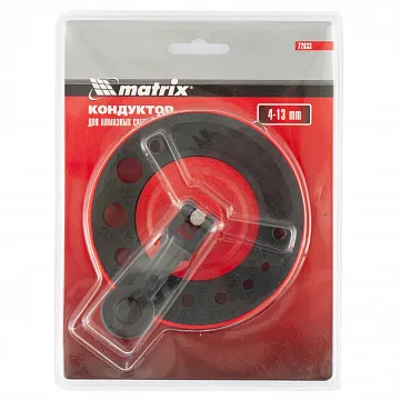 картинка Кондуктор для сверл 4*13 мм Matrix 72833  являющийся официальным дистрибьютором в России 
