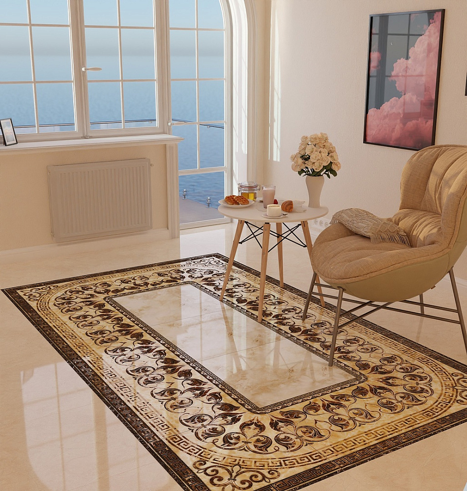 картинка Керамогранит PGKM 3556-В д/пола угол 60*60см (1.44м2/4шт) 