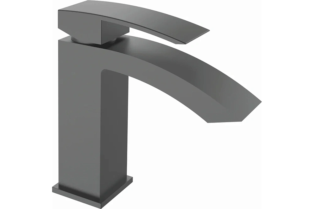 картинка Смеситель для раковины R1501T оружейная сталь Rose 