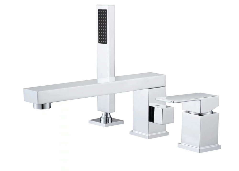 картинка Смеситель на борт ванны Bayern Liszt хром DA1514901 D&K 
