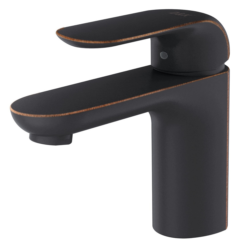 картинка Смеситель для раковины, черный DA-1022118 D&K 