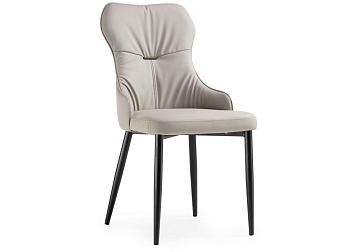 картинка Стул Neli EDC-X106 Beige PU MLJ-B/Black Legs  являющийся официальным дистрибьютором в России 