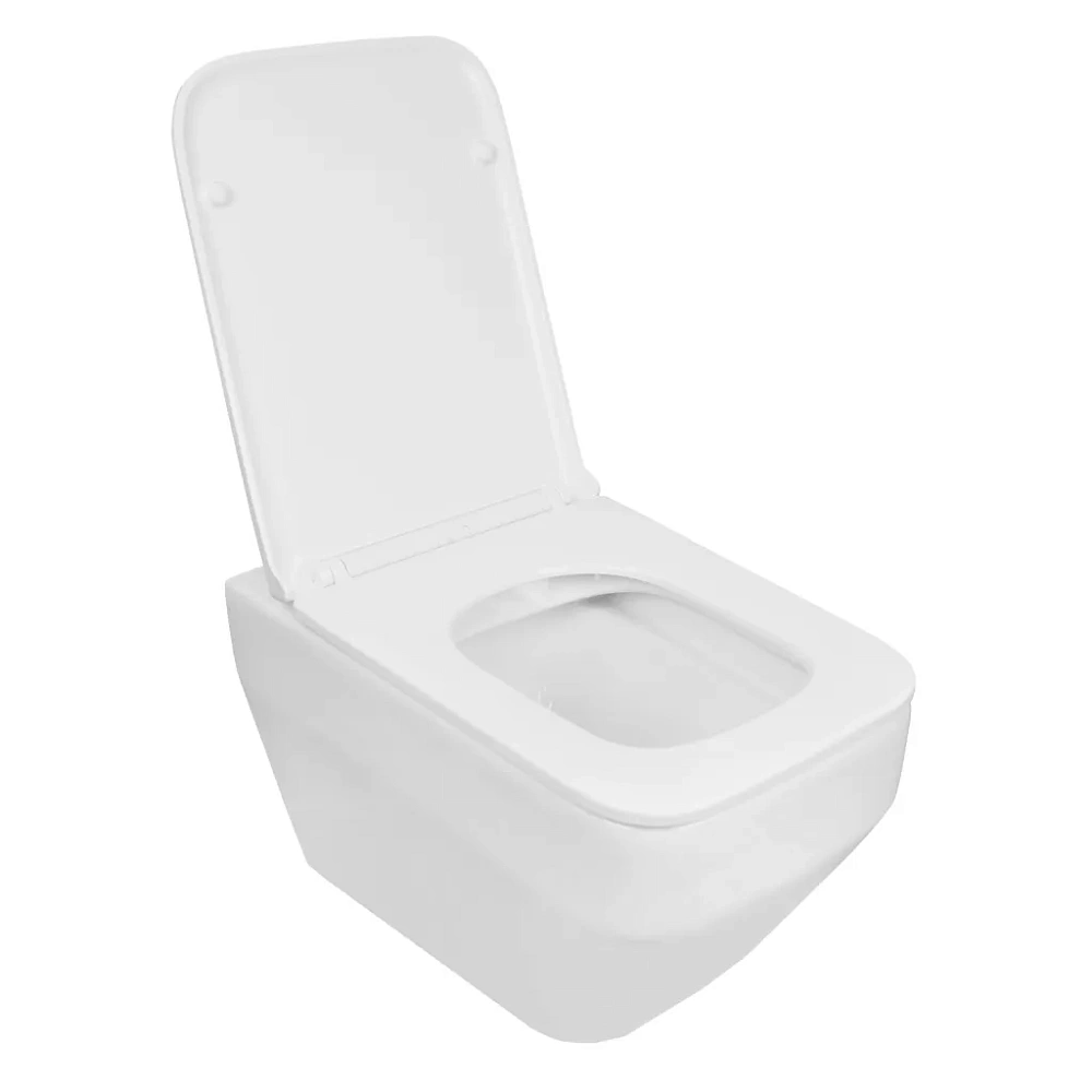 картинка Унитаз Moneo AZ-0062 подвесной безоб-ковый с сиденьем микролифт Azario 