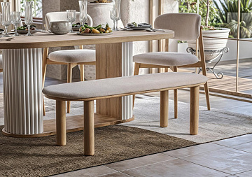 картинка Стул Bodrum Bench STD HM-320 Weltew  являющийся официальным дистрибьютором в России 
