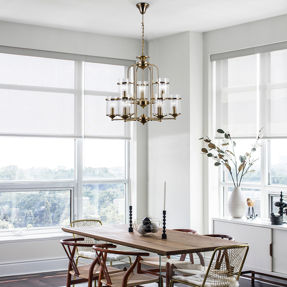 Люстра Strotskis подвесной 60040/9 античная бронза от гипермаркета ТАТАЕВ