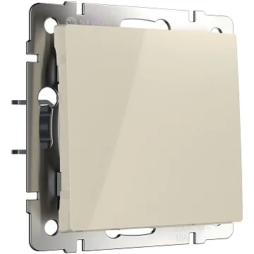 картинка Выключатель одноклавишный слоновая кость WL03-SW-1G-ivory W1110003 051464 028884  являющийся официальным дистрибьютором в России 