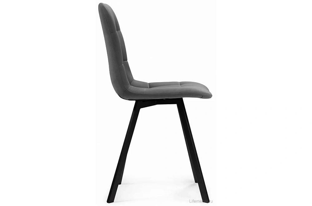 картинка Стул Чилли К темно-серый/черный Velutto 32 