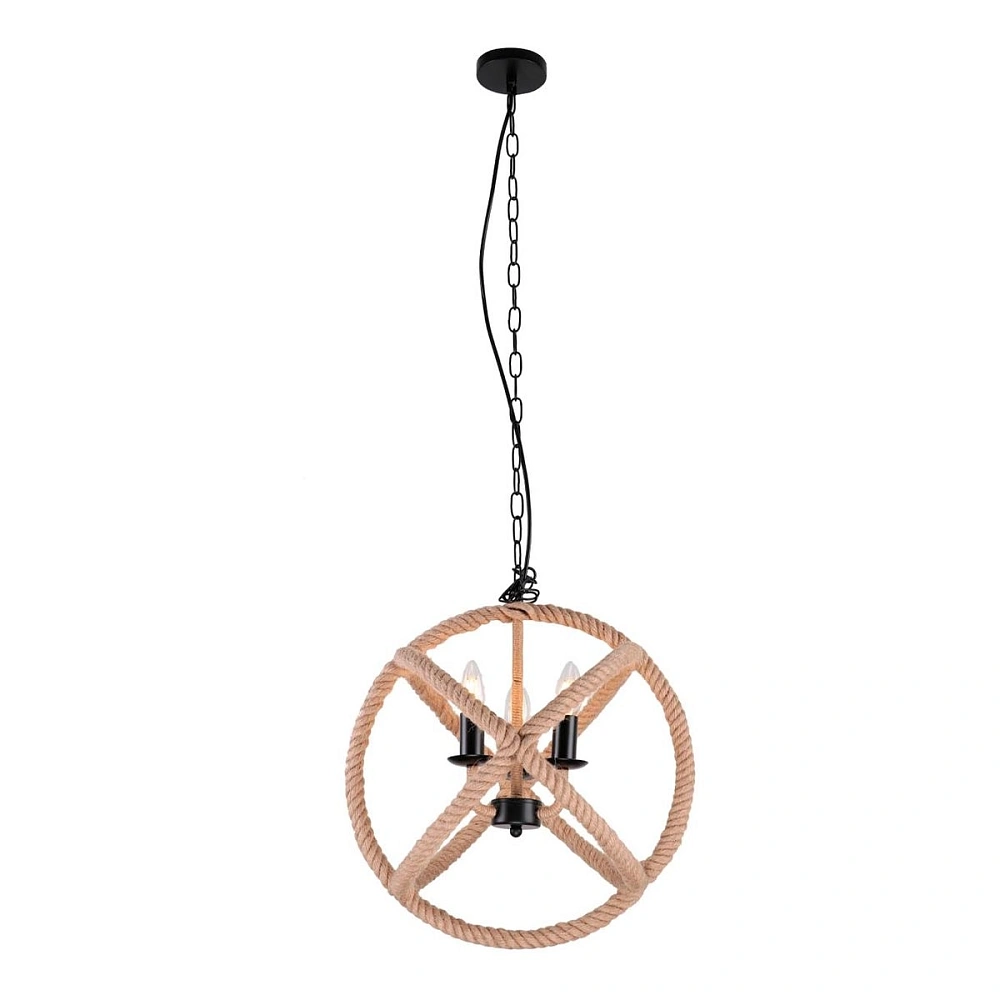 Люстра MD.3158-3-P BK+BR от гипермаркета ТАТАЕВ