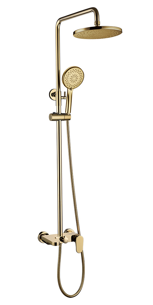 картинка Стойка для душа со смесителем Spectre gold 458-G Boheme 