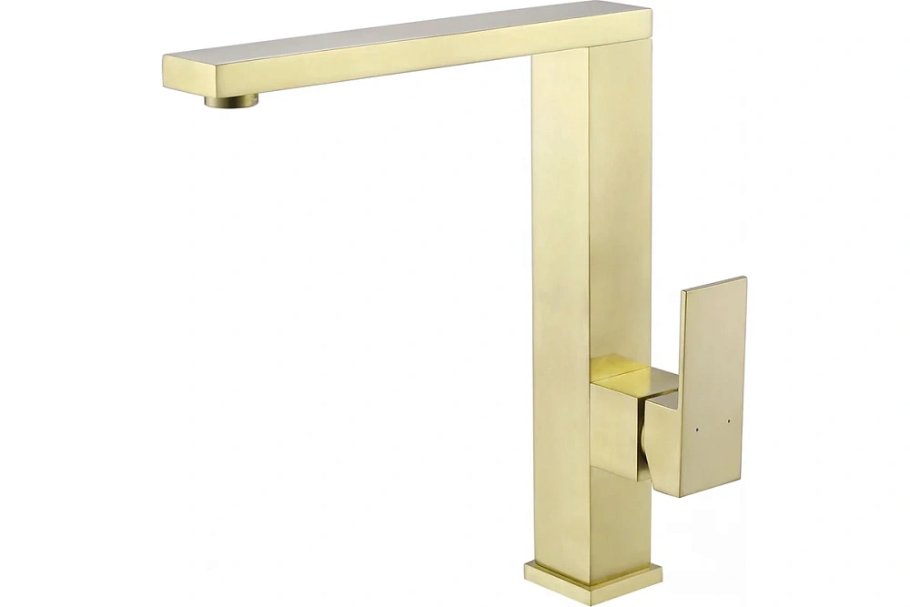 картинка Смеситель Daheim для кухни, золото матовое AF8214G Abber 