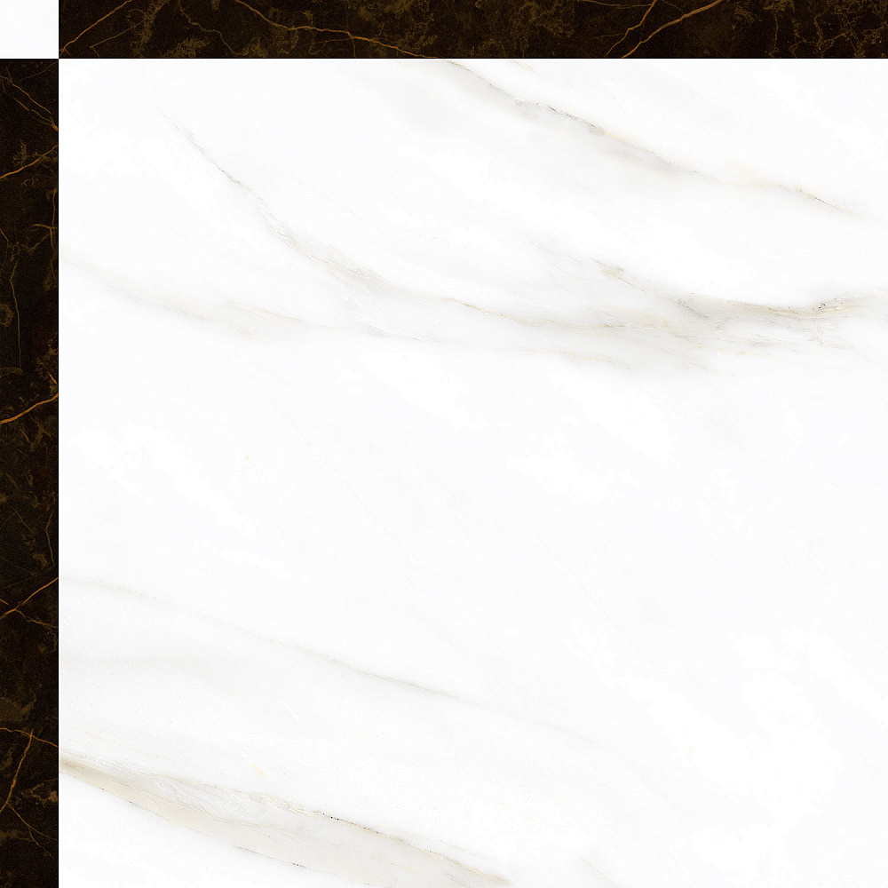 картинка Плитка керамическая Kamila Calacatta 826 KMC1WT д/пола 49.5*49.5см (1.47м2/6шт) 