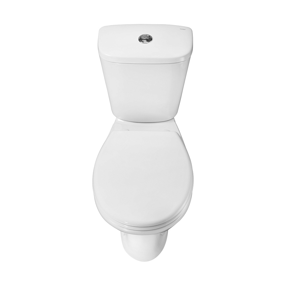 картинка Унитаз Pro белый прямой выход 1P2155S0000BF Santeri 