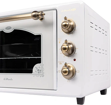картинка Духовка электрическая Il Monte EO-4015-RUSTICO-WH  являющийся официальным дистрибьютором в России 