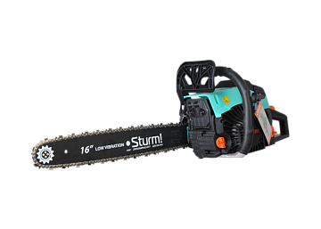 картинка Бензопила Sturm 2400Вт 455мм шаг цепи 0,325 легкий старт тормоз цепи GC99452B  являющийся официальным дистрибьютором в России 