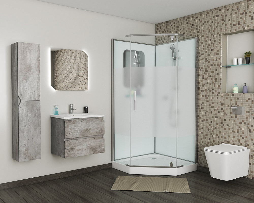 картинка Душевая кабина GR171D (90*90*205) 4 места Grossman 