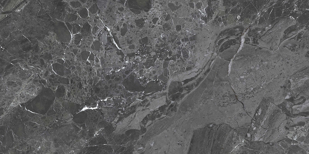 картинка Панель Greiny Dark 60120GRY99 60*120 (ТМ Delacora) ОБРАЗЕЦ!!! 