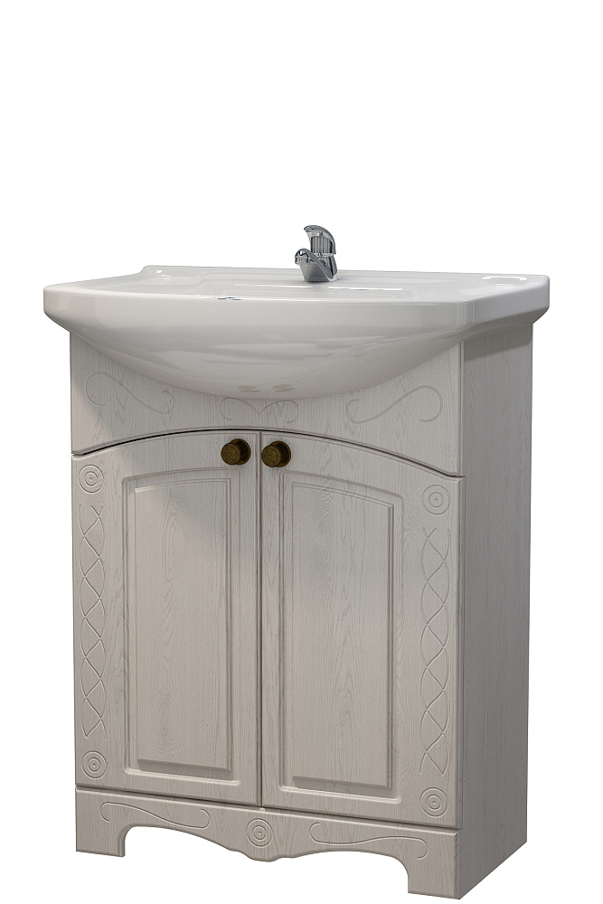 картинка Тумба Венеция 65 (ум Элеганс 65) дуб выбеленный Я Мебель 