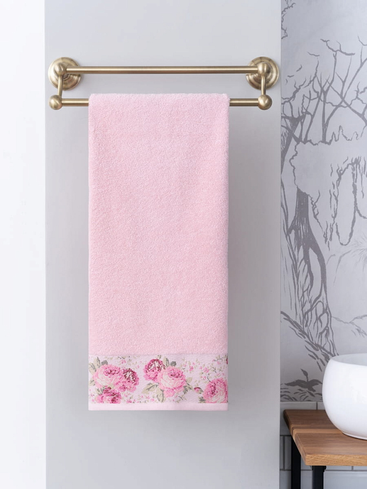 картинка Полотенце Arya 70*140 Desima розовый 