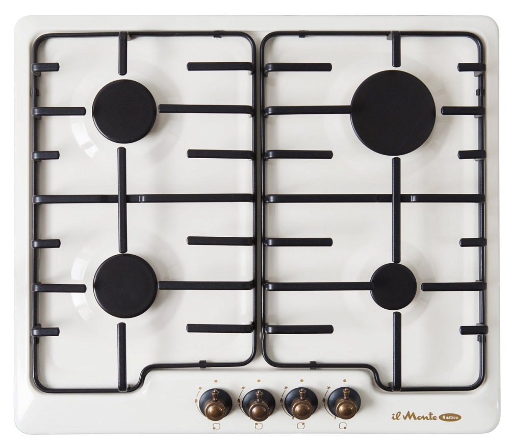 картинка Варочная поверхность газовая Il Monte BH-607E NSD ivory 