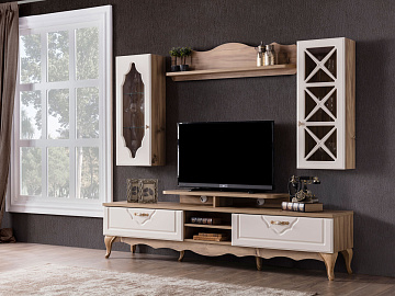 картинка Подставка ТВ Balat Cream Wall Unit Top Block Weltew  являющийся официальным дистрибьютором в России 