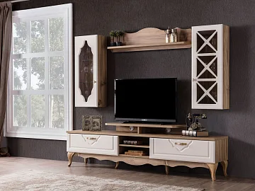 картинка Подставка ТВ Balat Cream Wall Unit Top Block Weltew  являющийся официальным дистрибьютором в России 