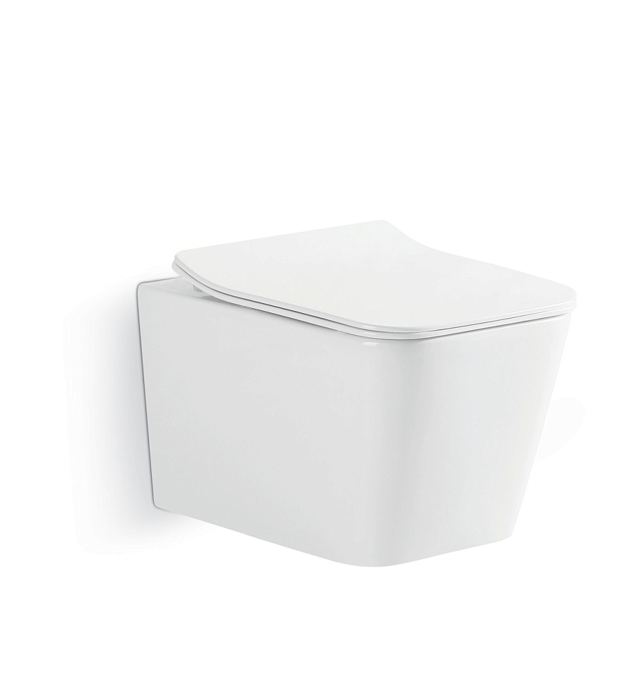 картинка Низ к унитазу Cosma/Rimless/белый сиденье микролифт slim st WC-0102-CSM Alparini 