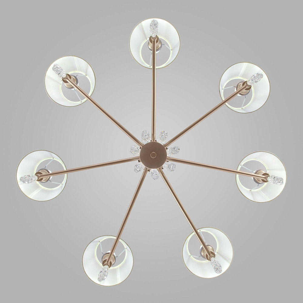 Люстра Strotskis 60148/7 матовое золото от гипермаркета ТАТАЕВ