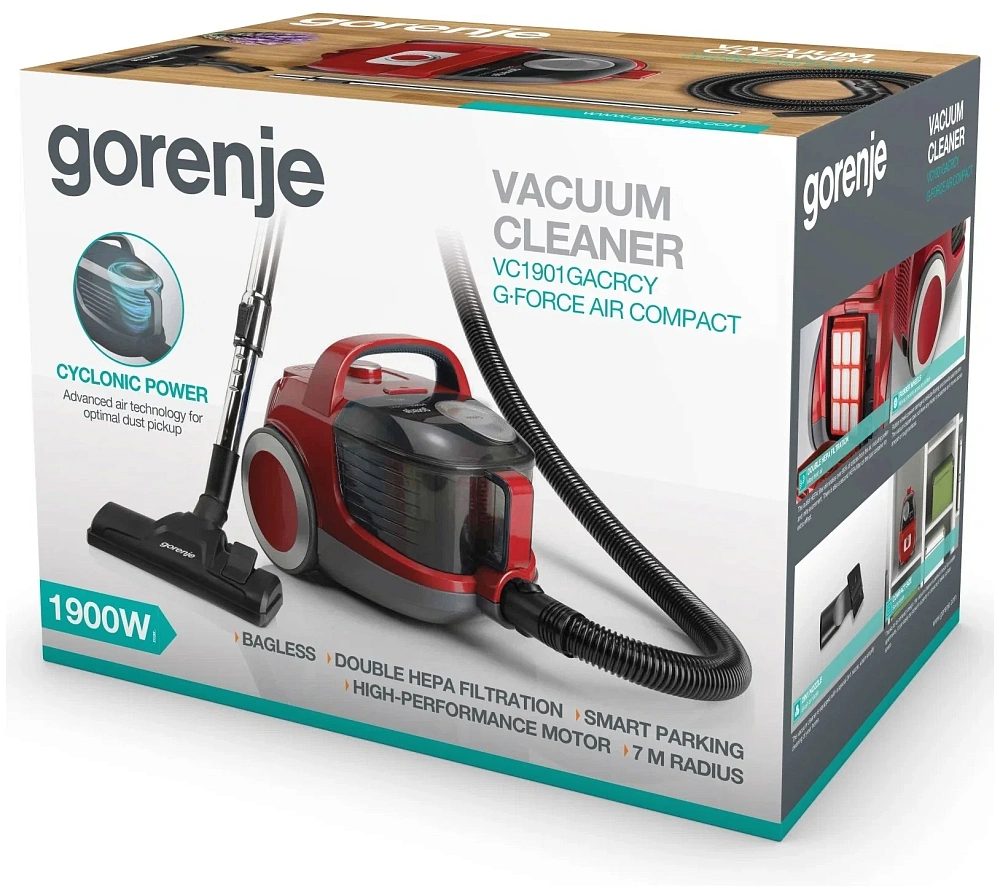 картинка Пылесос Gorenje VC 1901 GACRCY 
