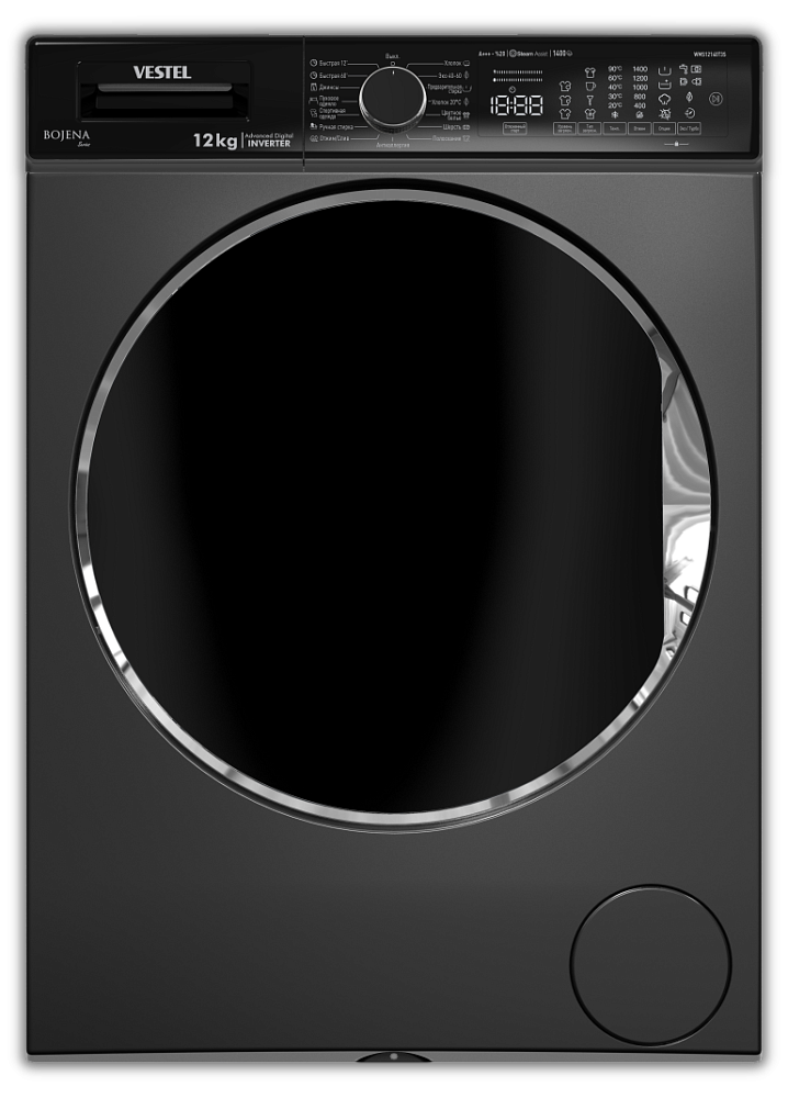 картинка Стиральная машина с паром Vestel Bojena WMS 12140 T3S 