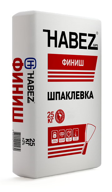 картинка Шпаклевка Habez финиш 25кг (45)  являющийся официальным дистрибьютором в России 