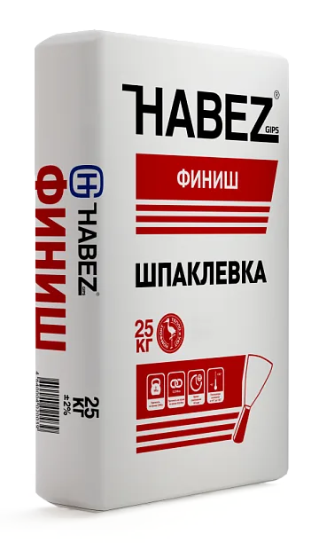 картинка Шпаклевка Habez финиш 25кг (45)  являющийся официальным дистрибьютором в России 