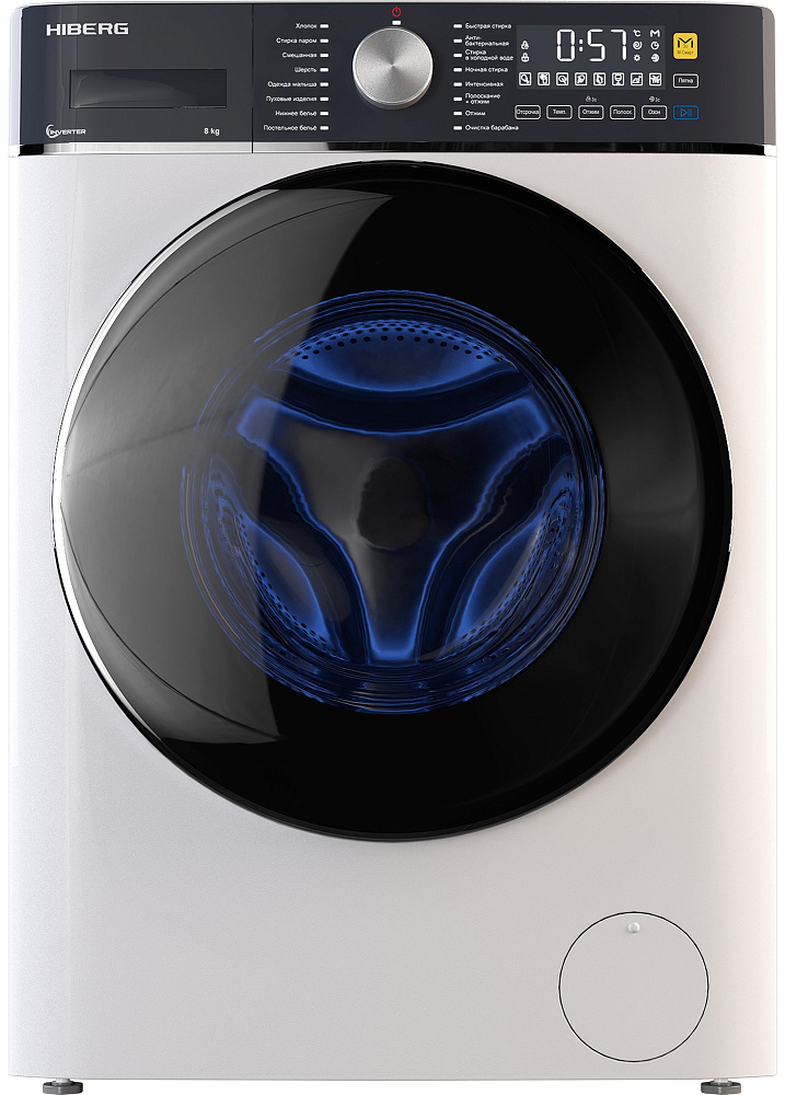 картинка Стиральная машина Hiberg i-WMQ 8-814 W 