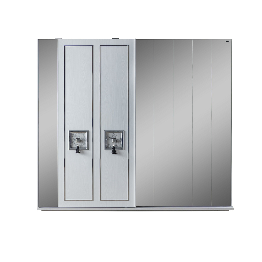 картинка Шкаф Belek White Wardrobe 2-х дверный Weltew 