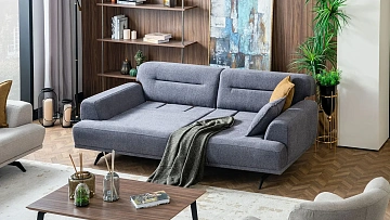 картинка Диван Aqua Three Seater HM-142 трехместный с раздвижным механизмом Weltew 
