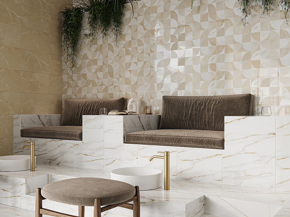 картинка Плитка керамическая Marmaris White wall 01 д/стен 30*50см (1.2м2/8шт) Gracia 