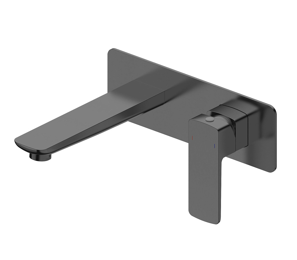 картинка Смеситель для раковины WW-88869003-BGM встраиваемый темный графит Wonzon & Woghand 