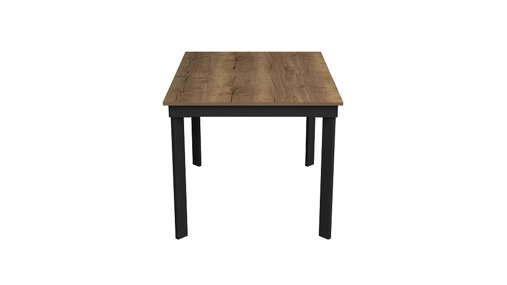 картинка Стол Хилтон ЛДСП/металл 1200(2035)*800 Дуб ГалифаксТабак/черный 