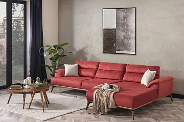 картинка Диван угловой Milano Corner ST Raight (3+Rest) HM-95 с раздвижным механизмом Weltew 