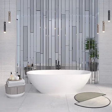 картинка Ванна Angelo Nova Gel 172,5*79,5*53 белая AQUA DE MARCO 