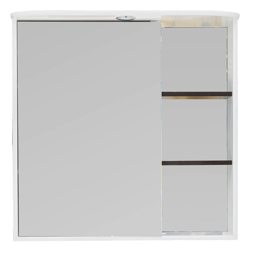 картинка Зеркало Венера 80 левое со светом комбинированное Misty 