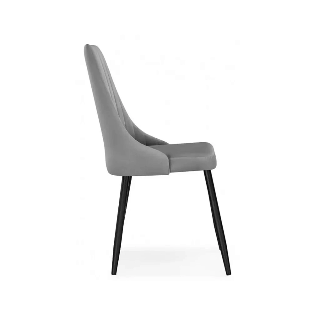 картинка Стул Кора темно-серый (california 994)/черный каркас 