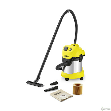 картинка Пылесос хозяйственный WD3 P Premium EU-I 1.629-891.0 Karcher  являющийся официальным дистрибьютором в России 